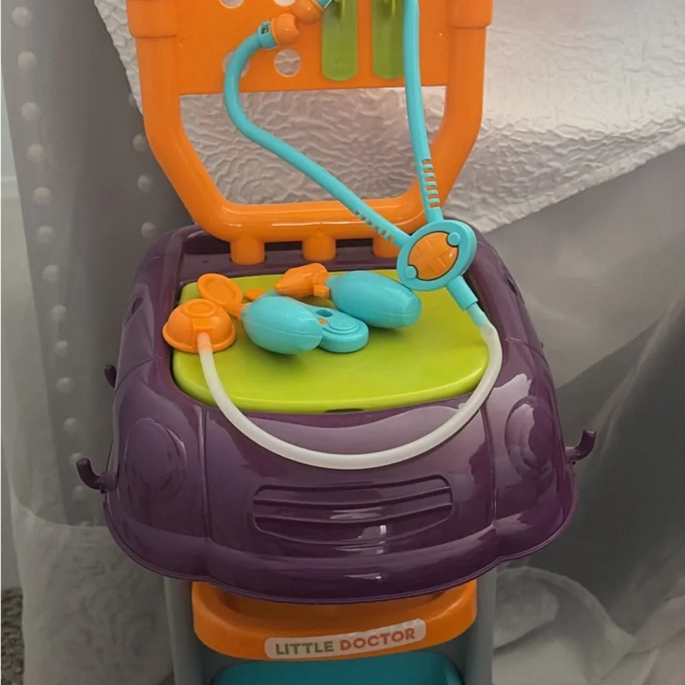 Kids pet vet medical cart with medical tools